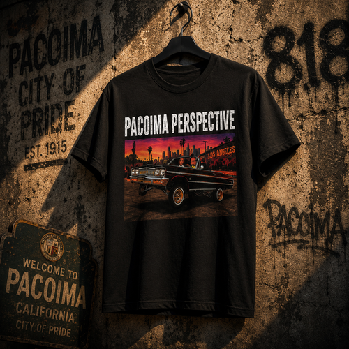 Pacoima Perspective Tee in Black